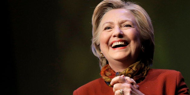 U.S. Democratic presidential candidate Hillary Clinton speaks during a church service at the Christian Cultural Center in the Brooklyn borough of New York April 3, 2016. REUTERS/Brendan McDermid/File Photo 