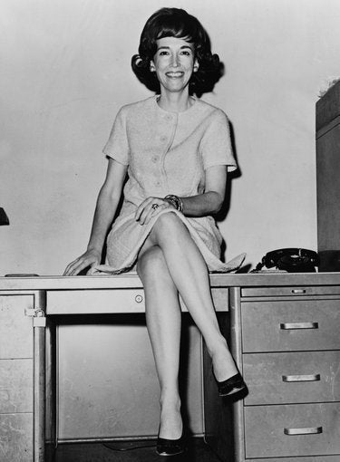helen gurley brown gold dress 14 Vintage Cosmopolitan Covers From The Helen Gurley Brown Era