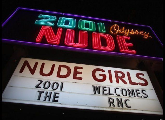 2001 Odyssey Nude Club Welcomes RNC