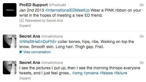 Pro Anorexia On Twitter Site Allows Thinspiration Accounts Huffpost