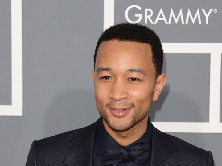 LOS ANGELES, CA - FEBRUARY 10: Musician John Legend arrives at the 55th Annual GRAMMY Awards at Staples Center on February 10, 2013 in Los Angeles, California. (Photo by Jason Merritt/Getty Images)