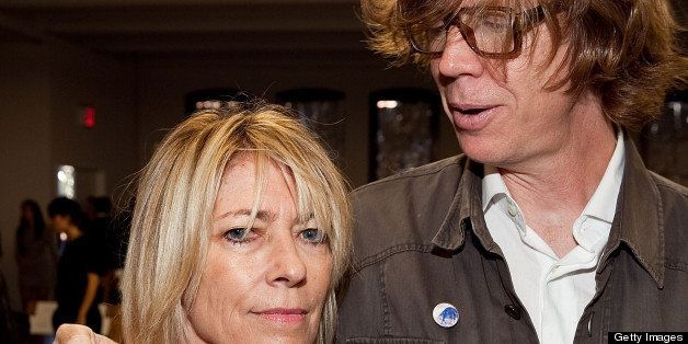 Kim Gordon and Thurston Moore of Sonic Youth attend the Rodarte Spring 2011 fashion show during Mercedes-Benz Fashion Week on September 14, 2010 in New York City. 