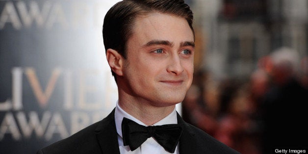 LONDON, ENGLAND - APRIL 28: Daniel Radcliffe attends The Laurence Olivier Awards at the Royal Opera House on April 28, 2013