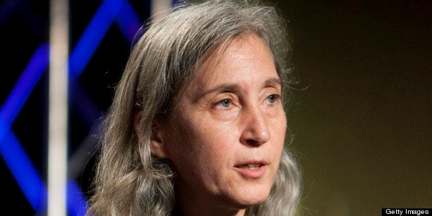 Nell Minow, editor of the Corporate Library, speaks during a panel discussion at at the National Association of Corporate Directors' Corporate Governance Conference in Washington, D.C., U.S., on Tuesday, Oct. 20, 2009. Kenneth Feinberg, the U.S. Treasury Department's special master for compensation, who also spoke on the panel, said he's made progress in negotiating with seven U.S. companies on their executive pay packages. Photographer: Joshua Roberts/Bloomberg