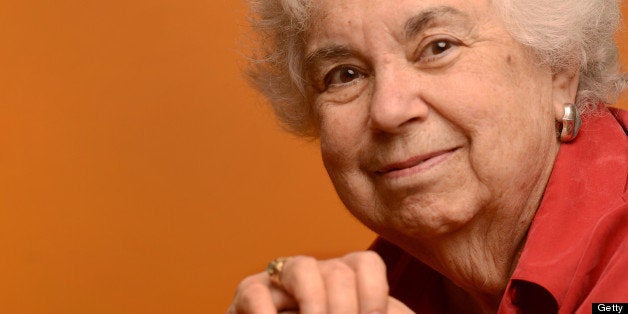 TAKOMA PARK, MD - JUNE 5: Phyllis Richman in her home office in Takoma Park, MD on June 5, 2013. In 1961 Richman applied to the Harvard Graduate School of Design and received a letter from an assistant professor asking her how she was going to combine a professional life with her responsibilities to her husband and possible future family. It's 2013 and she's just now responding. Richman was a successful journalist at The Washington Post via Getty Images and has since retired. (Photo by Linda Davidson / The Washington Post via Getty Images)