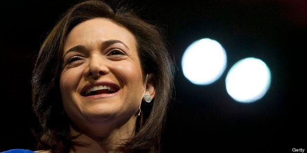 Sheryl Sandberg, chief operating officer of Facebook Inc., speaks at the 24th Annual Conference of the Professional Business Women of California (PBWC) in San Francisco, California, U.S., on Thursday, May 23, 2013. Sandberg received $26.2 million in compensation last year, making her the highest paid executive at the world?s largest social-networking service for a second straight year. Photographer: Erin Lubin/Bloomberg via Getty Images 
