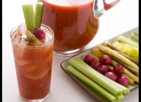 Gail's Spicy Bloody Mary With Pickled Vegetables