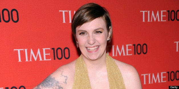 NEW YORK, NY - APRIL 23: Filmmaker Lena Dunham attends the 2013 Time 100 Gala at Frederick P. Rose Hall, Jazz at Lincoln Center on April 23, 2013 in New York City. (Photo by Jamie McCarthy/Getty Images)