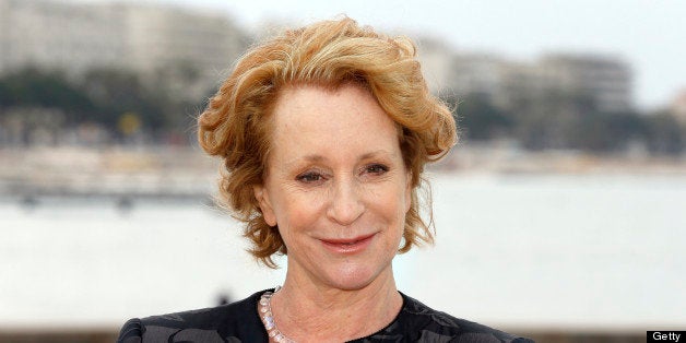 British author Philippa Gregory poses during the photocall of the TV show 'The White Queen' on April 8, 2013 in Cannes, sout