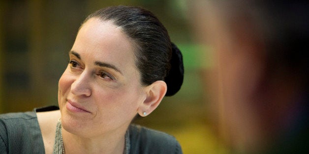 Debora Spar, president of Barnard College, speaks during an interview in New York, U.S., on Tuesday, March 12, 2013. Spar, in