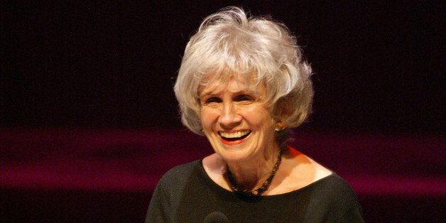 Alice Munro one of 6 Giller Award finalist, reading at the Harbourfront International Authors Festival . (Photo by David Cooper/Toronto Star via Getty Images)