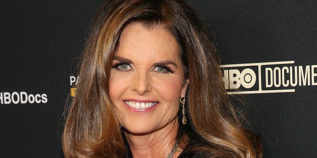 HOLLYWOOD, CA - MARCH 10: Journalist/author Maria Shriver attends the premiere of HBO Documentary Films' 'Paycheck To Paycheck' at Linwood Dunn Theater at the Pickford Center for Motion Study on March 10, 2014 in Hollywood, California. (Photo by Imeh Akpanudosen/Getty Images)