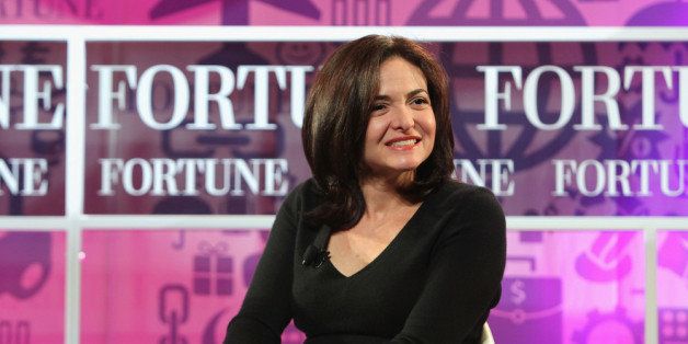 WASHINGTON, DC - OCTOBER 16: Chief operating officer of Facebook Sheryl Sandberg speaks onstage at the FORTUNE Most Powerful Women Summit on October 16, 2013 in Washington, DC. (Photo by Paul Morigi/Getty Images for FORTUNE)