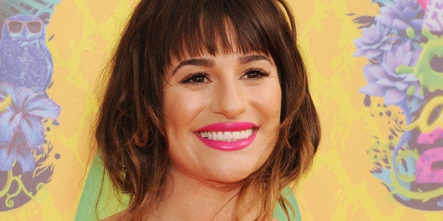 LOS ANGELES, CA- MARCH 29: Actress Lea Michele attends Nickelodeon's 27th Annual Kids' Choice Awards held at USC Galen Center