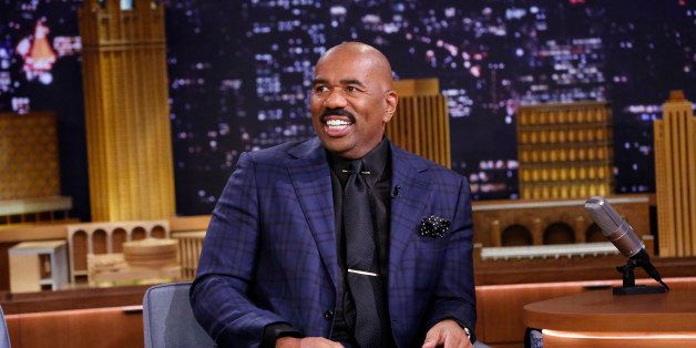 THE TONIGHT SHOW STARRING JIMMY FALLON -- Episode 0016 -- Pictured: Steve Harvey on March 10, 2014 -- (Photo by: Lloyd Bishop/NBC/NBCU Photo Bank via Getty Images)
