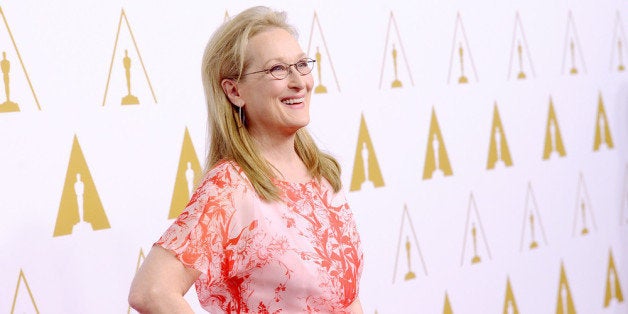 BEVERLY HILLS, CA - FEBRUARY 10: Actress Meryl Streep attends the 86th Academy Awards nominee luncheon at The Beverly Hilton Hotel on February 10, 2014 in Beverly Hills, California. (Photo by Kevin Winter/Getty Images)