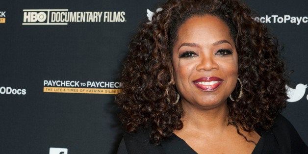 HOLLYWOOD, CA - MARCH 10: Oprah Winfrey attends the premiere of HBO Documentary Films' 'Paycheck To Paycheck' at the Linwood
