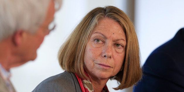 Jill Abramson, executive editor of The New York Times, listens during a panel discussion on the sidelines of the Republican National Convention (RNC) in Tampa, Florida, U.S., on Sunday, Aug. 26, 2012. The discussion, held across the river from the Republican National Convention, was sponsored by Bloomberg, the University of Southern Californiaâs Annenberg Center on Communication, Leadership and Policy and the Institute of Politics at Harvard Universityâs John F. Kennedy School of Government. Photographer: Andrew Harrer/Bloomberg via Getty Images 