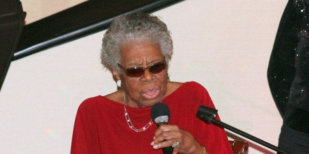 Dr. Maya Angelou attends the 2011 Common Ground Foundation gala fundraiser at the Intercontinental Hotel on April 16, 2011 in Chicago, Illinois. (Photo by Barry Brecheisen/WireImage)