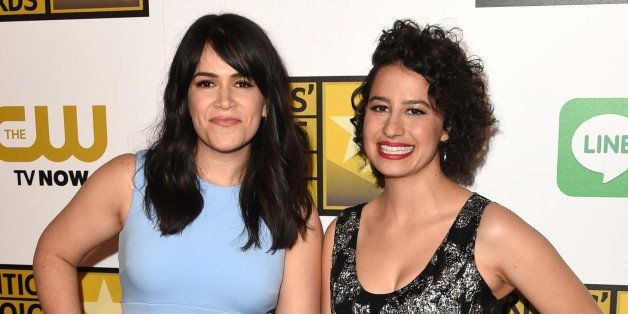 BEVERLY HILLS, CA - JUNE 19: Actresses Abbi Jacobson (L) and Ilana Glazer attends the 4th Annual Critics' Choice Television Awards at The Beverly Hilton Hotel on June 19, 2014 in Beverly Hills, California. (Photo by Jason Merritt/Getty Images for Critics' Choice Television Awards)