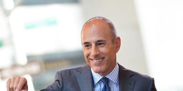 NEW YORK, NY - JUNE 17: NBC's TODAY co-host Matt Lauer at the NBC's TODAY Show on June 17, 2014 in New York, New York. (Photo by Slaven Vlasic/Getty Images)