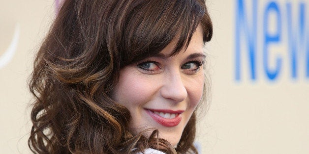 LOS ANGELES, CA - MAY 08: Actress Zooey Deschanel attends the 'New Girl' Season 3 Finale Screening and cast Q&A at Zanuck Theater at 20th Century Fox Lot on May 8, 2014 in Los Angeles, California. (Photo by Imeh Akpanudosen/Getty Images)