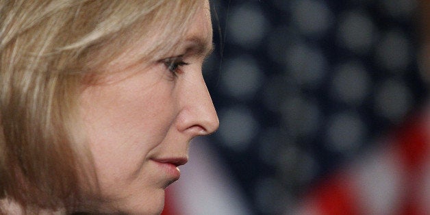 WASHINGTON, DC - FEBRUARY 08: U.S. Sen. Kristen Gillibrand (D-NY), participates in a news conference to discuss women's heal