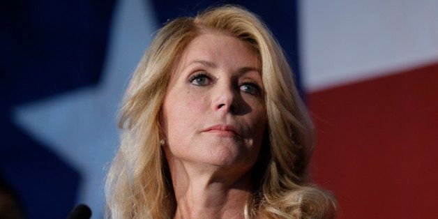 Texas democratic gubernatorial candidate Wendy Davis presents her new education policy during a stop at Palo Alto College, Tuesday, Aug. 26, 2014, in San Antonio. (AP Photo/Eric Gay)