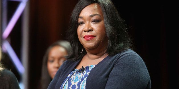 BEVERLY HILLS, CA - JULY 15: Executive producer Shonda Rhimes speaks onstage at the 'How To Get Away With Murder'' panel during the Disney/ABC Television Group portion of the 2014 Summer Television Critics Association at The Beverly Hilton Hotel on July 15, 2014 in Beverly Hills, California. (Photo by Frederick M. Brown/Getty Images)