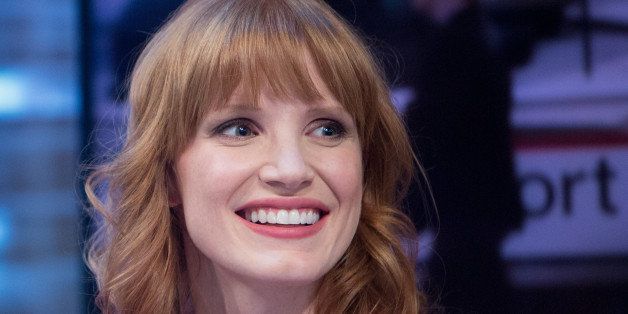 MADRID, SPAIN - SEPTEMBER 24: Actress Jessica Chastain attends 'El Hormiguero' tv show at Vertice Studio on September 24, 2014 in Madrid, Spain. (Photo by Pablo Cuadra/Getty Images)