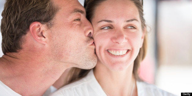 Young couple enjoying being together on vacation