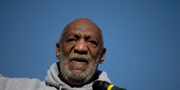 Entertainer and Navy veteran Bill Cosby at a Veterans Day ceremony, Tuesday, Nov. 11, 2014, at the The All Wars Memorial to Colored Soldiers and Sailors in Philadelphia. (AP Photo/Matt Rourke)