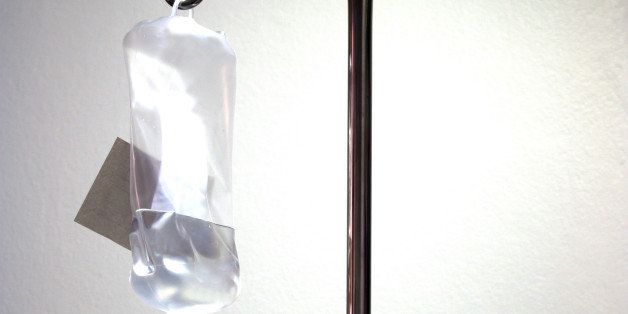 infusion bottle with iv...