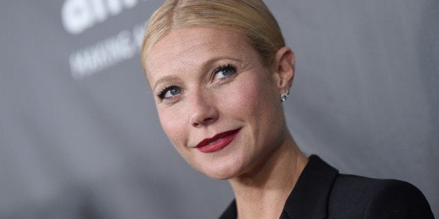 HOLLYWOOD, CA - OCTOBER 29: Actress Gwyneth Paltrow arrives at the 2014 amfAR LA Inspiration Gala at Milk Studios on October