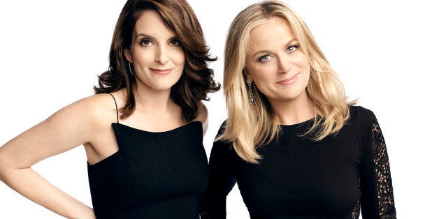 GOLDEN GLOBES -- 72nd Annual Golden Globe Awards -- Pictured: (l-r) Tina Fey, Amy Poehler -- (Photo by: Art Streiber/NBC/NBCU