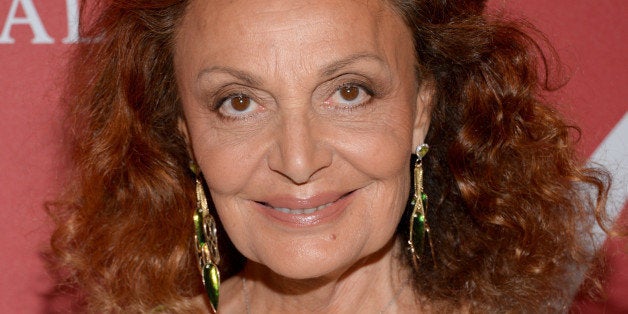 Diane von Furstenberg attends Fashion Group International's 31st Annual "Night of Stars" at Cipriani Wall Street on Thursday, Oct. 23, 2014 in New York. (Photo by Evan Agostini/Invision/AP)