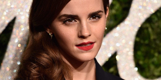 LONDON, ENGLAND - DECEMBER 01: Emma Watson attends the British Fashion Awards at London Coliseum on December 1, 2014 in Lond