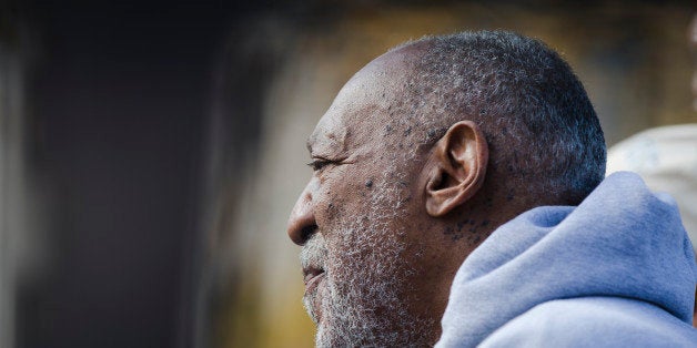 Entertainer and Navy veteran Bill Cosby at a Veterans Day ceremony, Tuesday, Nov. 11, 2014, at the The All Wars Memorial to Colored Soldiers and Sailors in Philadelphia. (AP Photo/Matt Rourke)