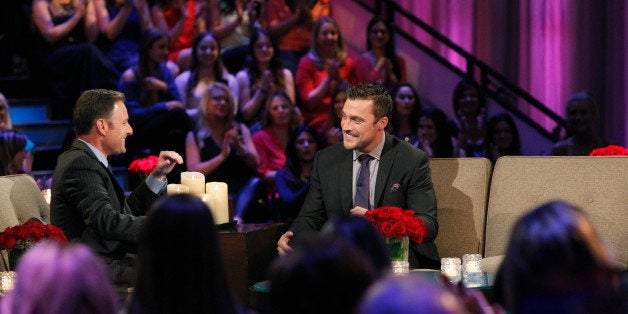 THE BACHELOR: AFTER THE FINAL ROSE - Immediately following the dramatic Season Finale of 'The Bachelor,' emotions ran high as Chris sat down with Chris Harrison - LIVE -- to discuss his final two women of the season, Becca and Whitney. In this unpredictable special, the Bachelor took us back to Arlington, Iowa, where he spent the emotional last days of his journey. Both women sat with Chris to talk about the outcome of the show. In addition, the new Bachelorettes were revealed, live, on 'The Bachelor: After the Final Rose,' airing MONDAY, MARCH 9 (10:01-11:00 p.m., ET). (Photo by Rick Rowell/ABC via Getty Images)CHRIS HARRISON, CHRIS SOULES