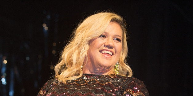 LONDON, UNITED KINGDOM - FEBRUARY 14: Kelly Clarkson performs on stage at G-A-Y on February 14, 2015 in London, England. (Pho
