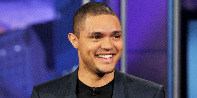 BURBANK, CA - JANUARY 06: Comedian Trevor Noah performs on the Tonight Show With Jay Leno at NBC Studios on January 6, 2012