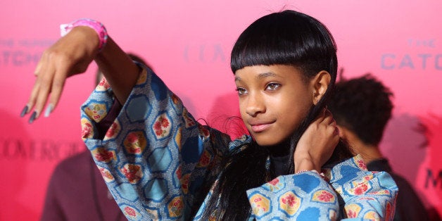 Willow Smith seen at Lionsgate's 'The Hunger Games: Catching Fire' Los Angeles Premiere, on Monday, Nov, 18, 2013 in Los Ange