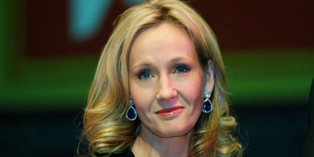 FILE - In this Thursday, Sept. 27, 2012 file photo, British author J.K. Rowling poses for photographers at the Southbank Cent