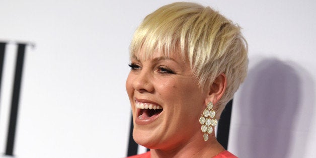President's award winner Pink arrives at the 63rd annual BMI Pop Awards at the Beverly Wilshire Hotel on Tuesday, May 12, 201