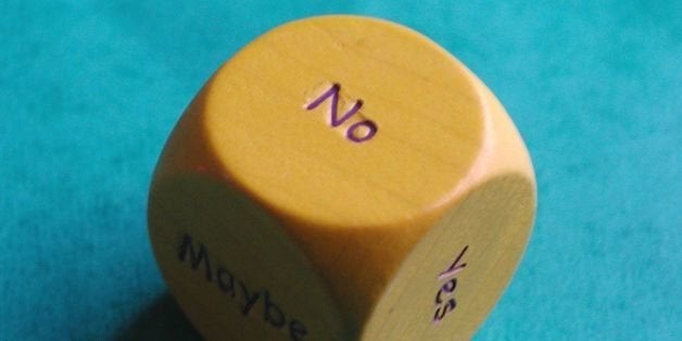 or should it be 'decision dice'? but the dice say no.