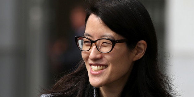 SAN FRANCISCO, CA - MARCH 10: Ellen Pao leaves the California Superior Court Civic Center Courthouse during a lunch break fr