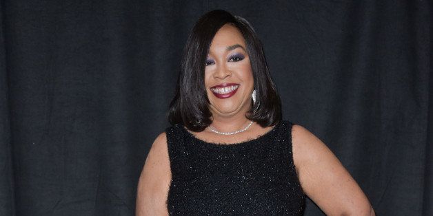 Shonda Rhimes arrives at the 2015 Writers Guild Awards held at the Hyatt Regency Century Plaza on Saturday, Feb. 14, 2015, in Los Angeles. (Photo by Richard Shotwell/Invision/AP)