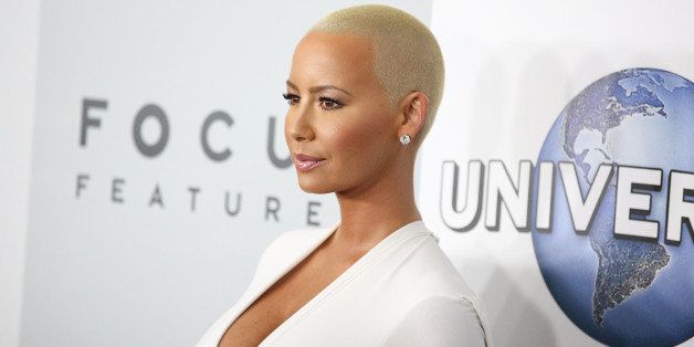 BEVERLY HILLS, CA - JANUARY 11: Model Amber Rose attends NBCUniversal's 72nd Annual Golden Globes After Party at The Beverly Hilton Hotel on January 11, 2015 in Beverly Hills, California. (Photo by Imeh Akpanudosen/Getty Images)