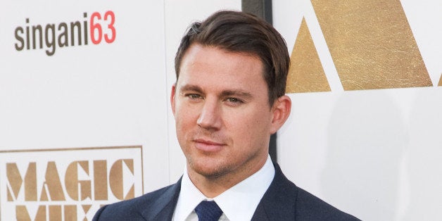 Channing Tatum arrives at the Los Angeles premiere of "Magic Mike XXL" at the TCL Chinese Theatre on Thursday, June 25, 2015. (Photo by Paul A. Hebert/Invision/AP)