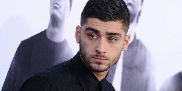 LOS ANGELES, CA - AUGUST 10: Zayn Malik attends the premiere of 'Straight Outta Compton' at Microsoft Theater on August 10,